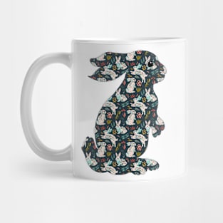 Rabbit garden Mug